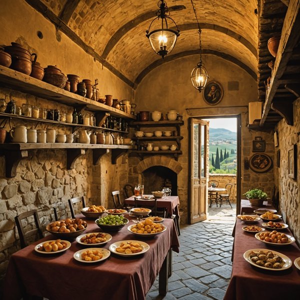 Comment découvrir les traditions culinaires des villages de Toscane, Italie?