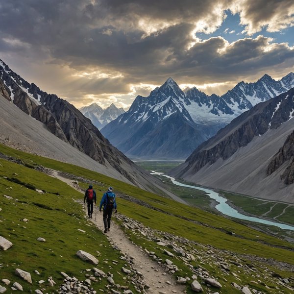 Quels sont les conseils pour une randonnée dans les montagnes de Karakoram, Pakistan?