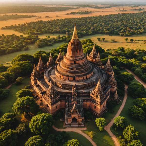 Comment organiser une visite des temples anciens de Bagan, Myanmar?