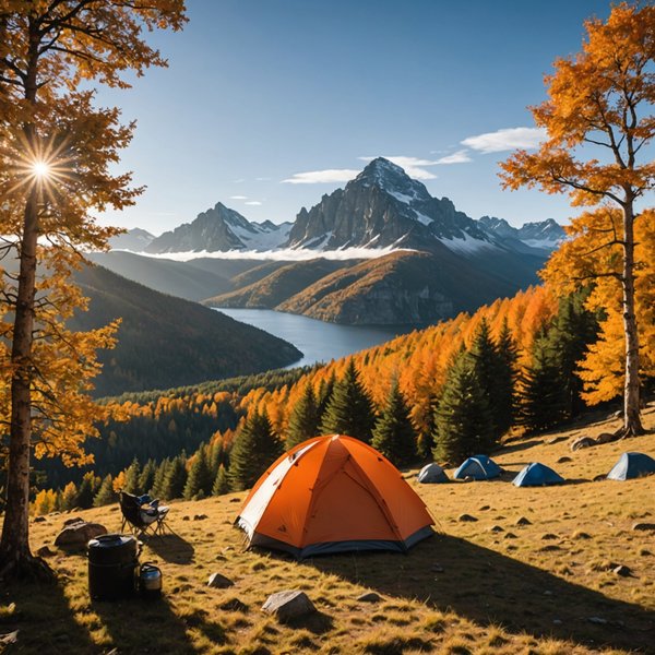 Quels sont les conseils pour camper en région de plateau en automne?