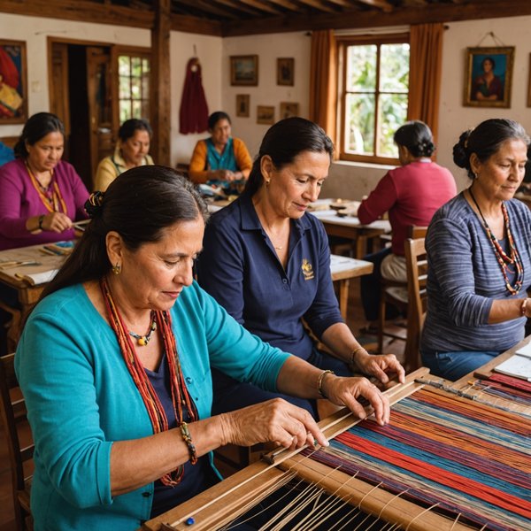Quelles croisières proposent des ateliers de tissage traditionnel en Amérique du Sud?