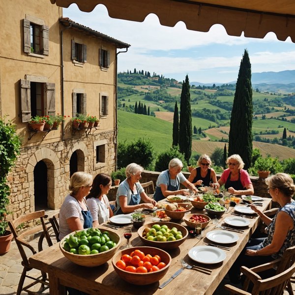 Comment organiser des vacances en Toscane avec des cours de cuisine et des visites de fermes locales?