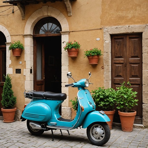 Où peut-on trouver une maison de vacances en Toscane avec des cours de cuisine et des excursions en vespa?